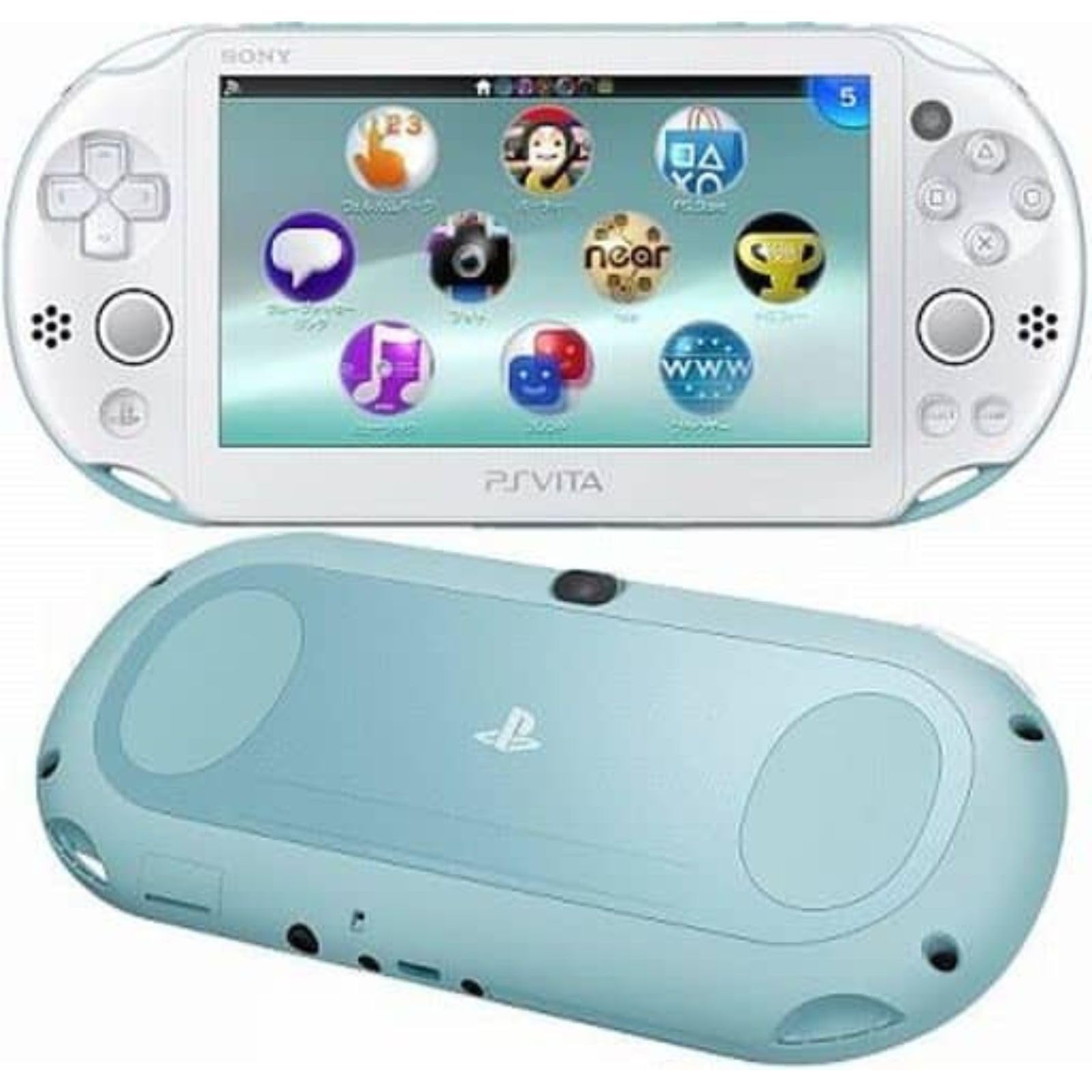 Amazon | PlayStation Vita Wi-Fiモデル ライトブルー/ホワイト (PCH  