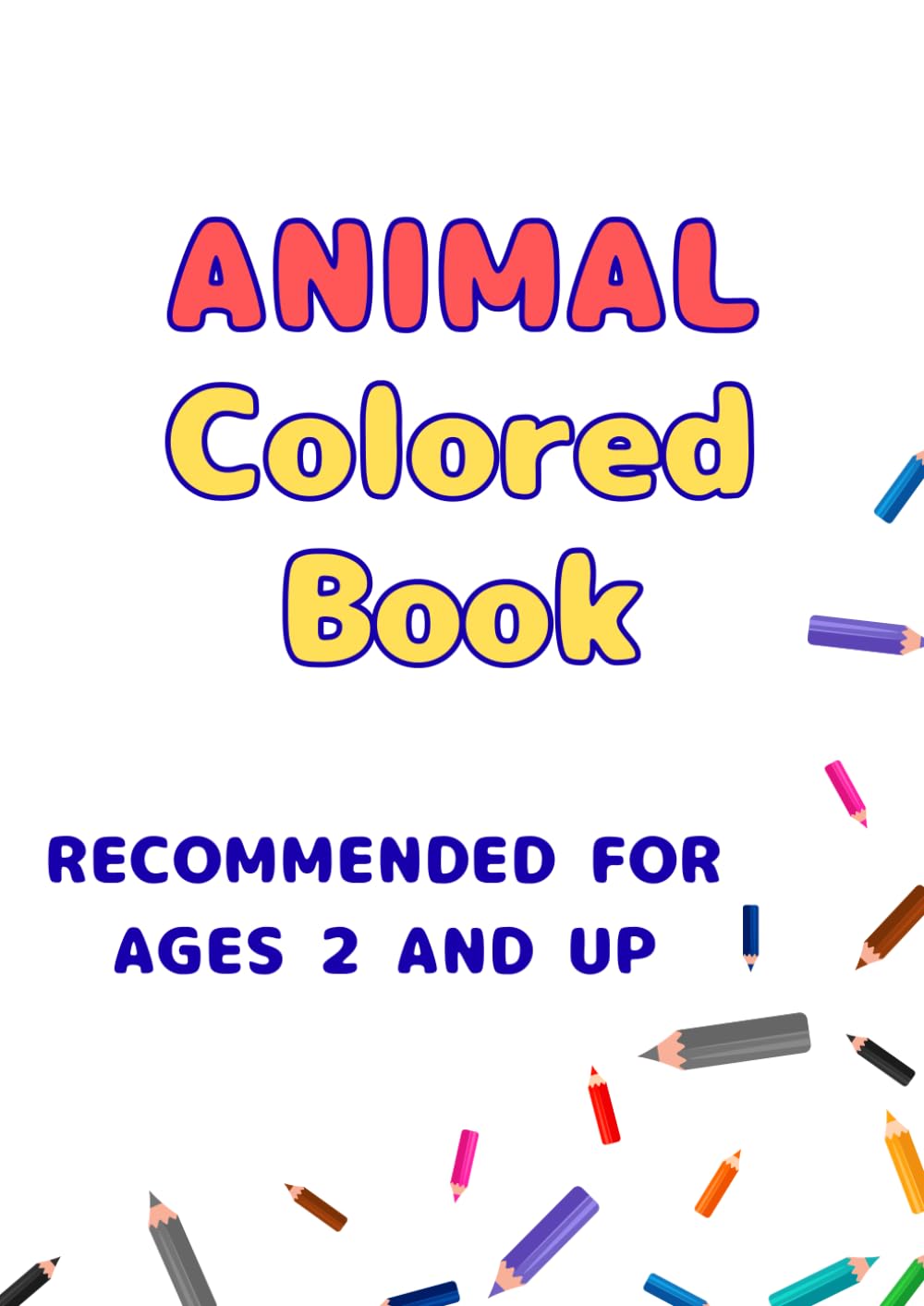 Cute Animals Coloring Book for Kids: Simple and Fun Pages for Creativity, Learning, and Relaxation