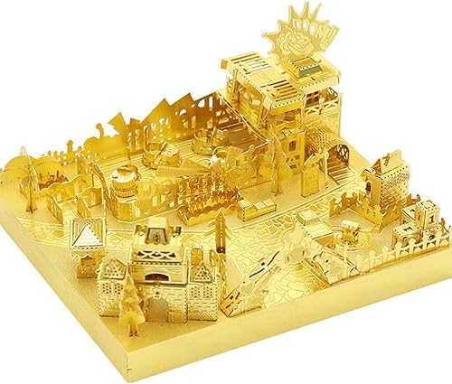 Miniatura 1 de MU Parque de Atracciones Parachoques Coche 3D Metal Puzzle Ensamble Modelos Kits DIY Corte Láser Jigsaw Juguete YM-L074-B