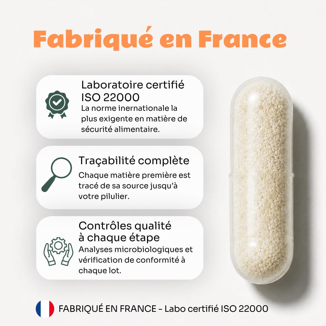 Fertilité, Conception et Grossesse | Complément alimentaire, Vitamine B9 (acide folique), Myo Inositol, Iode | La fabrique des mamans, 30 jours, Vegan, Fabriqué en France