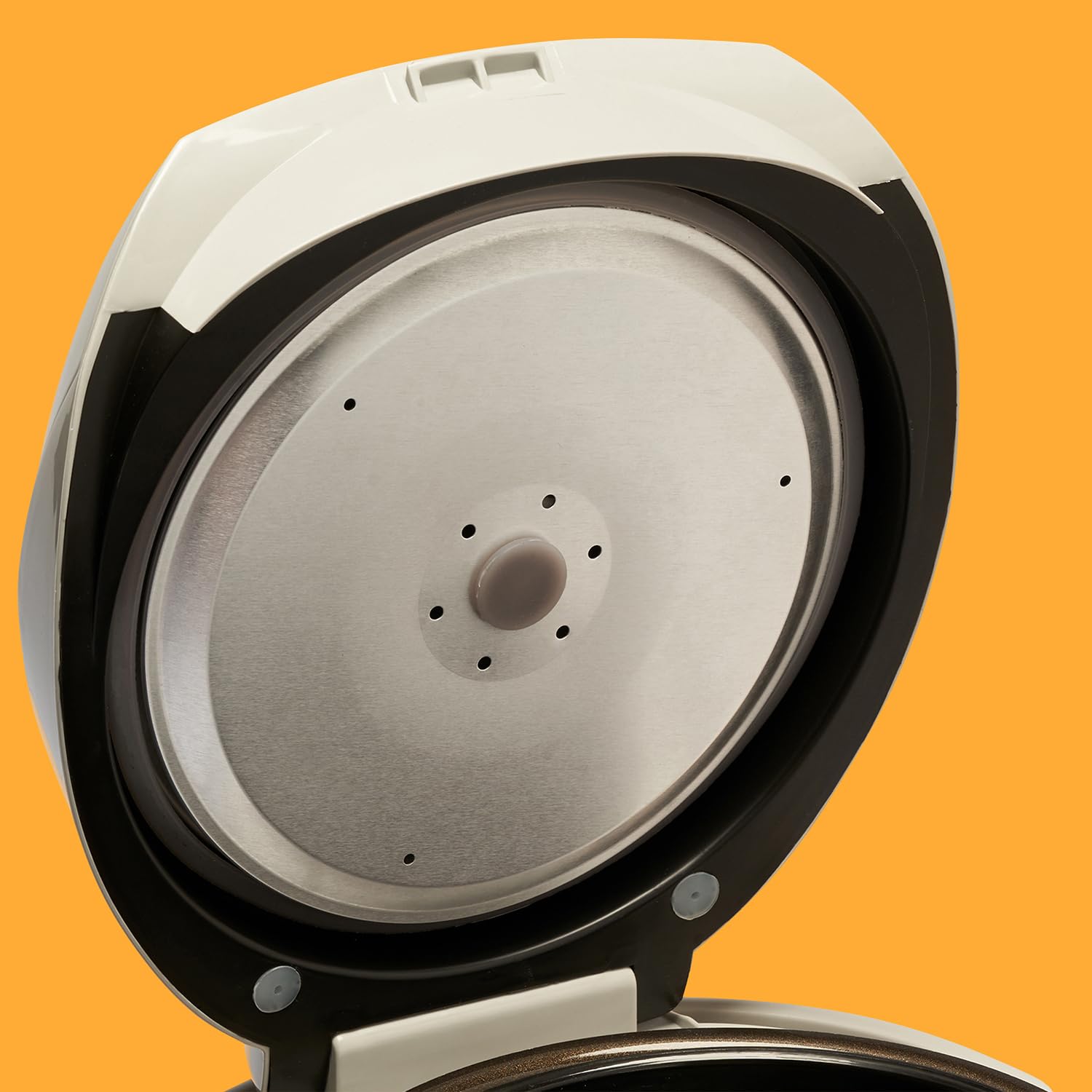 Reishunger Mini Cuociriso Digitale - Vaporiera Multifunzione Grigio Fino a 3 Persone con 8 Programmi, Tecnologia a 7 Fasi, 0.6L - Con Display LED e Funzione di Mantenimento del Caldo
