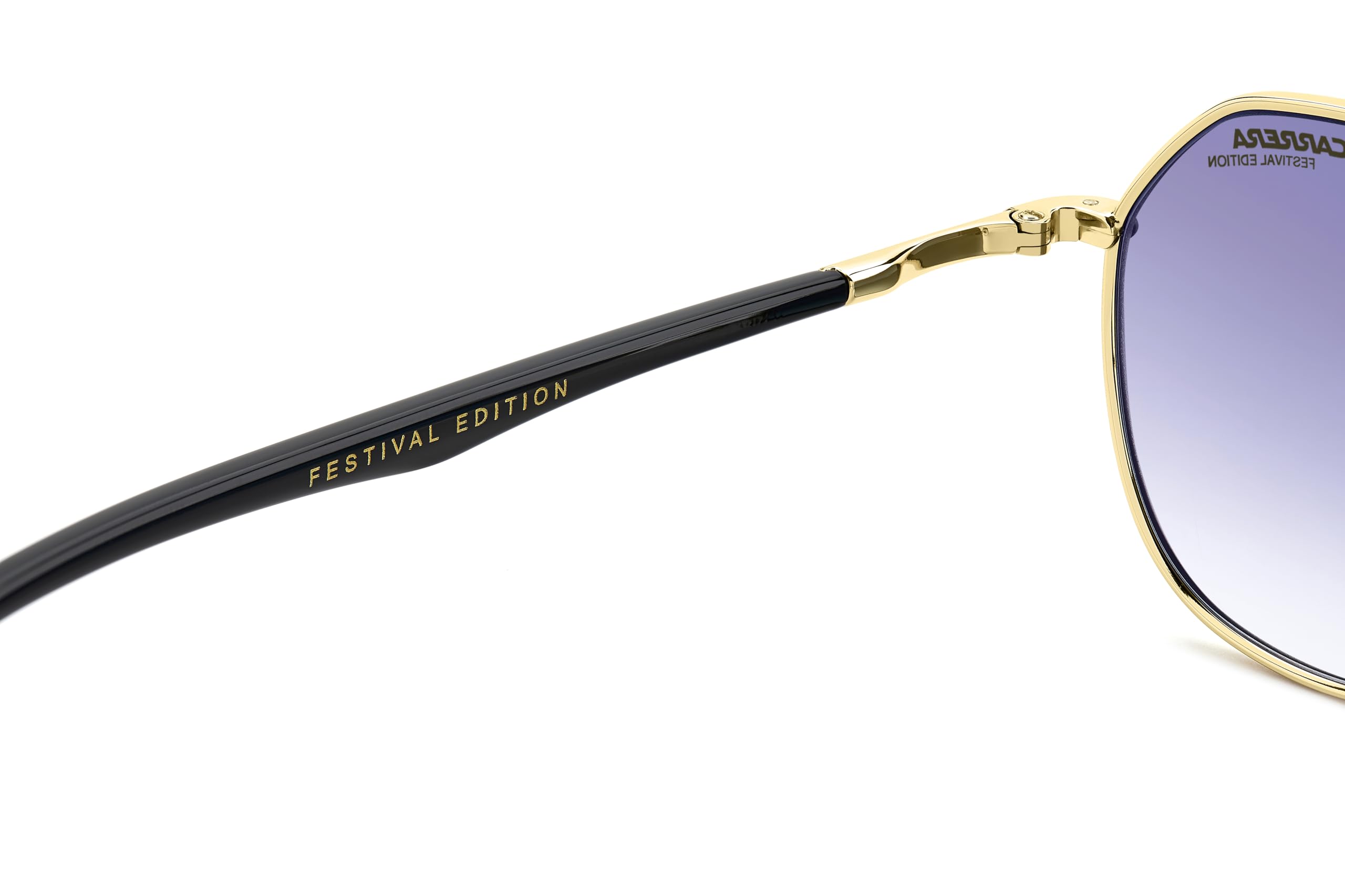 CARRERA Unisex 303/S okulary przeciwsłoneczne, czarne złoto, 53, Czarny/z?oty, 53