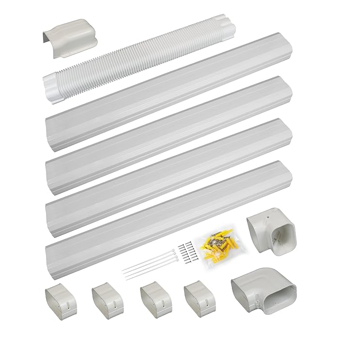 Buy Mxclimate 4 14Ft PVC Line Set Cover Kit For Mini Split And Central 