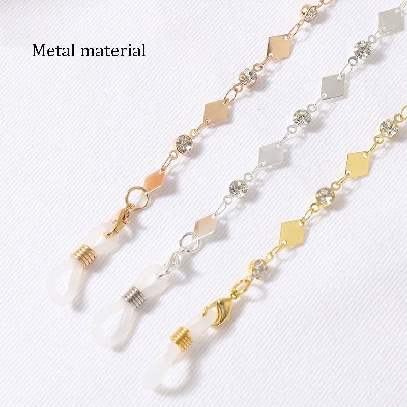 Metal Glasses Rope Retro Beads Eyewear Lanyard Street Versatile Eyeglass Chains Accessories