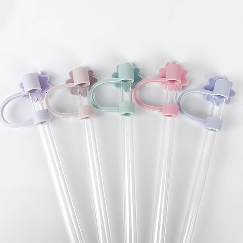 Miniatura 7 de 5 fundas y tapas de silicona compatibles con copas Stanley, a prueba de polvo, para vaso Stanley con asa