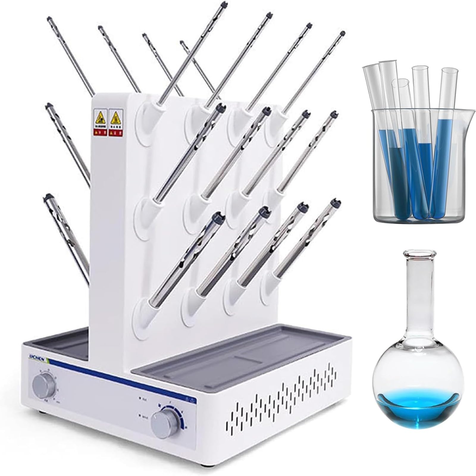 Suszarka laboratoryjna, suszarka do szkła laboratoryjnego z 12/24 tubami do suszenia, pionowa suszarka do szkła laboratoryjnego i butelek (LC-AD-24)