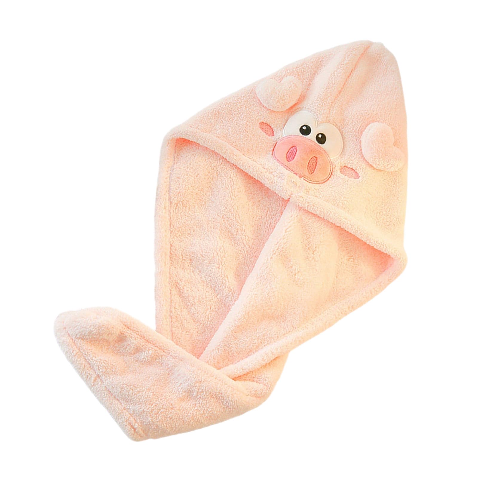Buxuaaaa Cartoon Dry Hair Caps Super Absorbent Quick Drying Corals Velvets Bathing Hair Turbans Bathroom Washcloth Women ' s Drying Turban