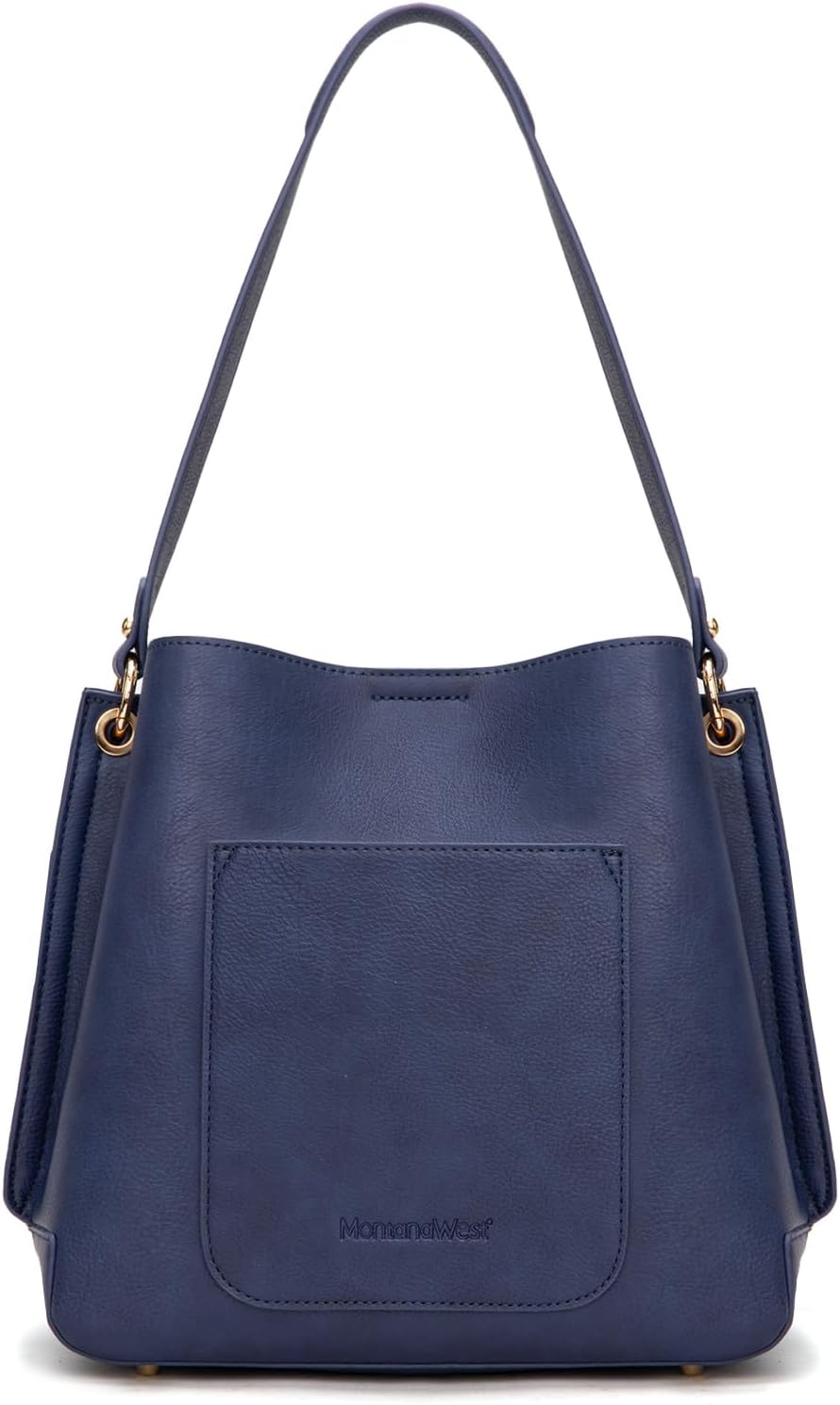 Montana West Medium Hobo Purse for Women Bucket Shoulder Bag with Crossbody Strap - Image 4