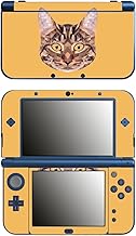 'Disagu SF de 106243 _ 786 Diseño Skin para New Nintendo 3DS XL – Diseño Gato geométrico Amarillo Transparente
