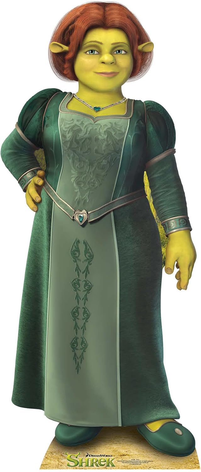 Star Cutouts Ltd SC786 Fiona Offical Lifesize Cardboard Cutout Shrek Party Decoration & Fun Gift Height 160cm