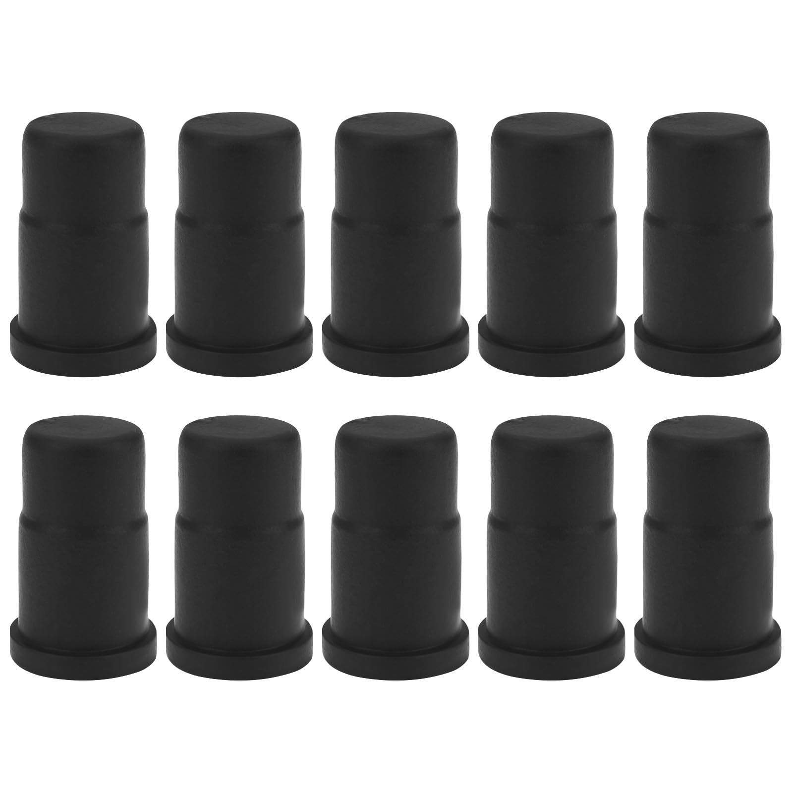 eMagTech 10 Pack Caster Socket Sleeve Inserts 32x20mm Compatible with Grip Neck Caster Wheels