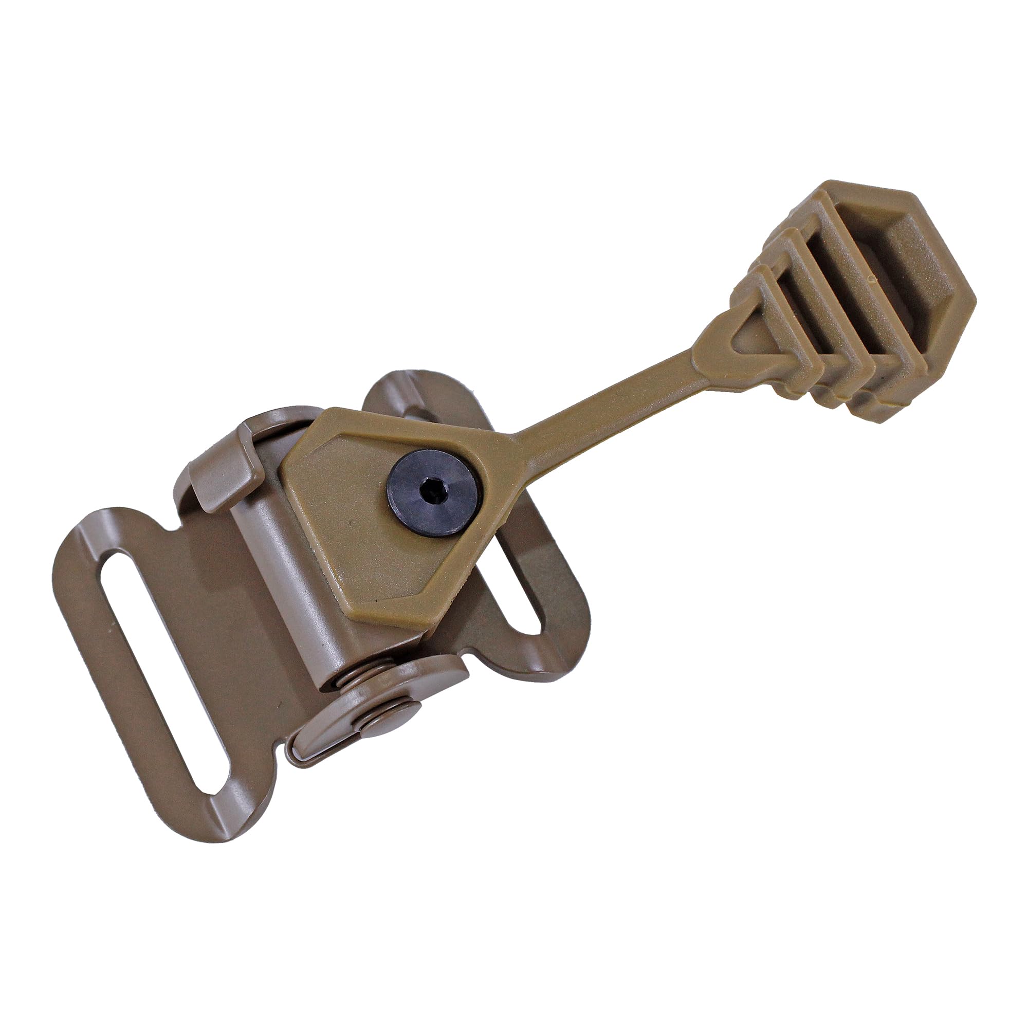 Cam Buckle with Pull Tab, JX Tacfancier Quick Adjust Sling Buckle Spring Loaded Release for 1 inch Webbing Strap