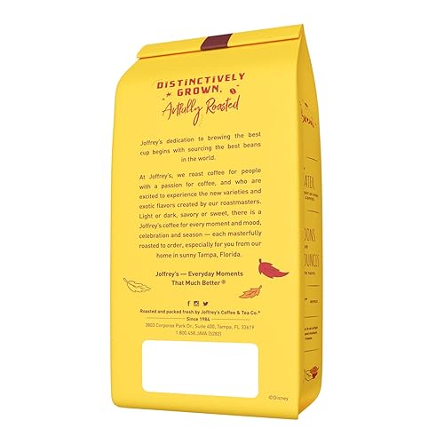 Miniatura 2 de Joffrey's Coffee - Mezcla de Disney Happy Harvest, colección de café especial de Disney, café artesanal de tostado medio, granos de café arábica,