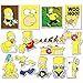 Sticker Pack 50Pcs,Simpson Waterproof Vinyl Stickers for Water Bottles,Laptop,Kids,Cars,Motorcycle,Bicycle,Skateboard Luggage,Bumper Stickers Hippie Decals Bomb