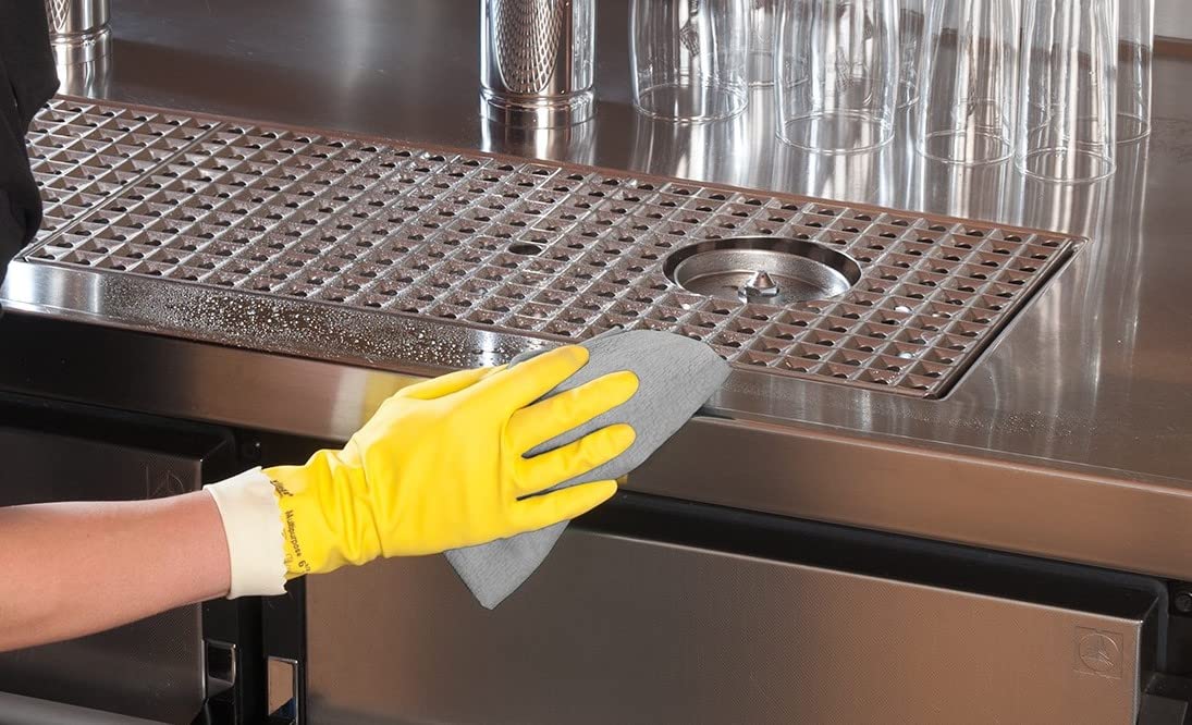 cubex professional Paños multiusos PVAmicro de microfibra para una limpieza 100 % segura y eficaz (Inox, 10 paños)