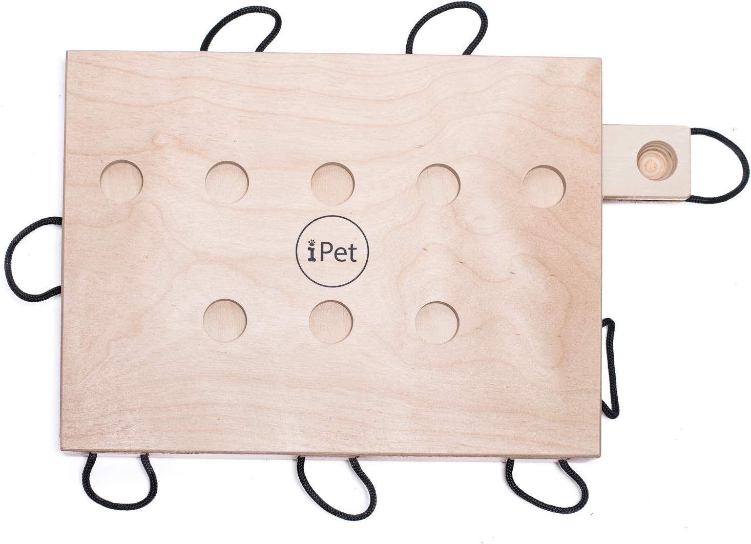 My Intelligent Dog iPet-Smart Dog Wooden Game for Dogs Find Treats - 8 Hidden Spots