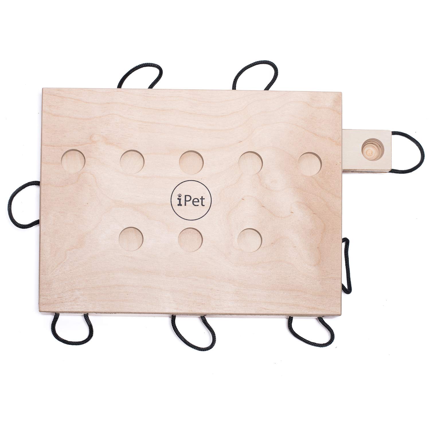 My Intelligent Dog iPet-Smart Dog Wooden Game for Dogs Find Treats - 8 Hidden Spots