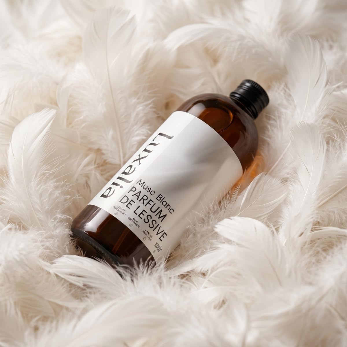 Parfum de Lessive Musc Blanc - Hautement Parfumé - Luxalia - 500ml
