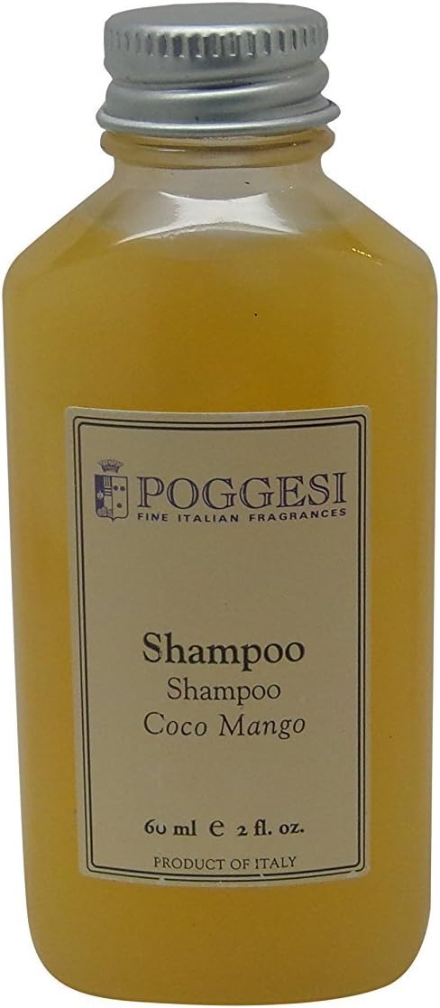 Poggesi Coco Mango Shampoo Lot of 12 each 2oz Bottles Total of 24oz