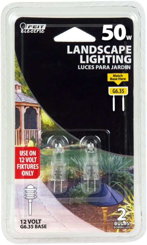 Feit Electric BPLVQ50T4/2 50-Watt Halogen T4 Bulb