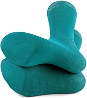 Vista 4 de Solid Color Casual Dress Socks for Men - Colorful & Comfortable Crew Socks