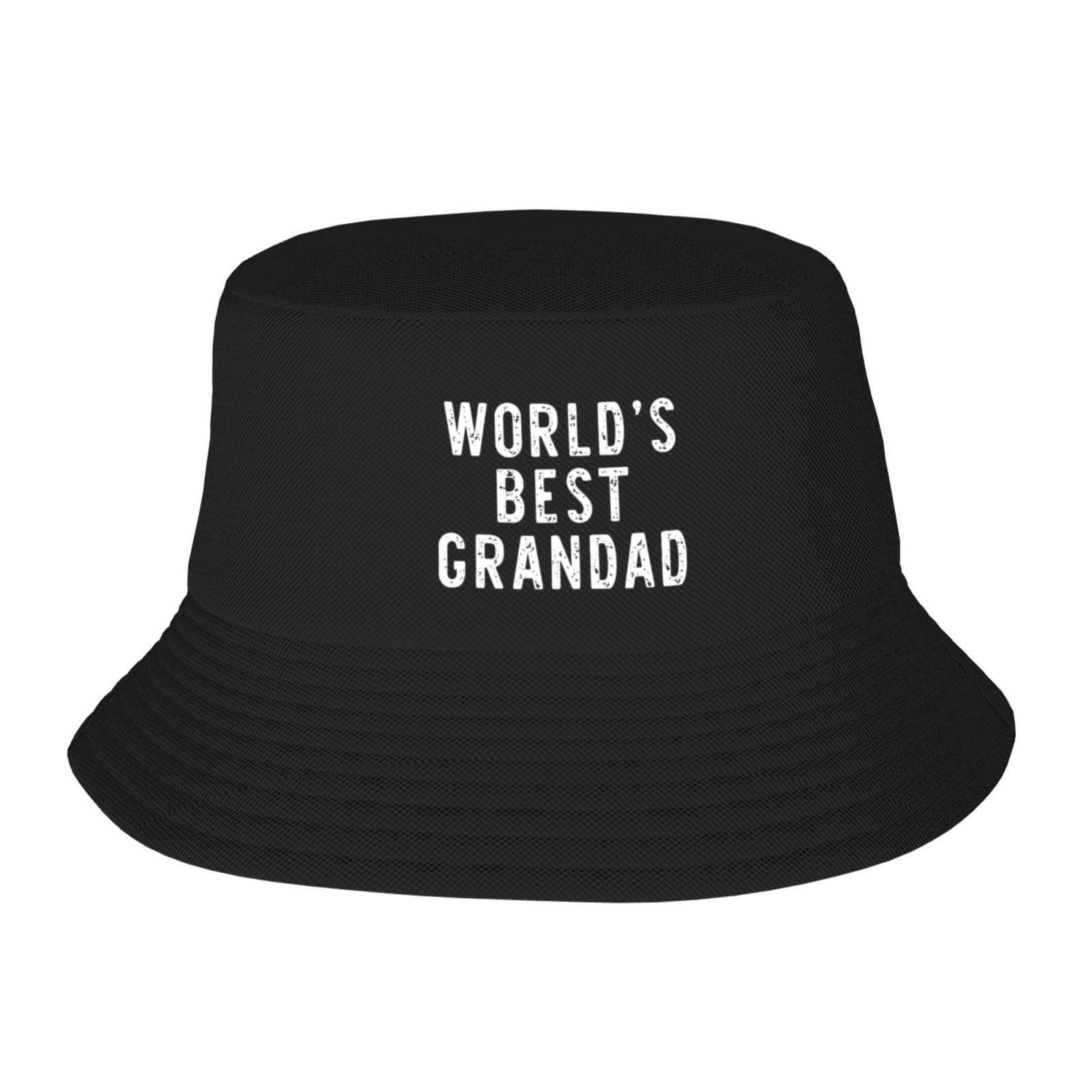 874 Bucket Hat World's Best Grandad Bucket Sun Hats Breathable Fisherman Hat Uv Protection Beach Cap for Beach Outdoor Hiking