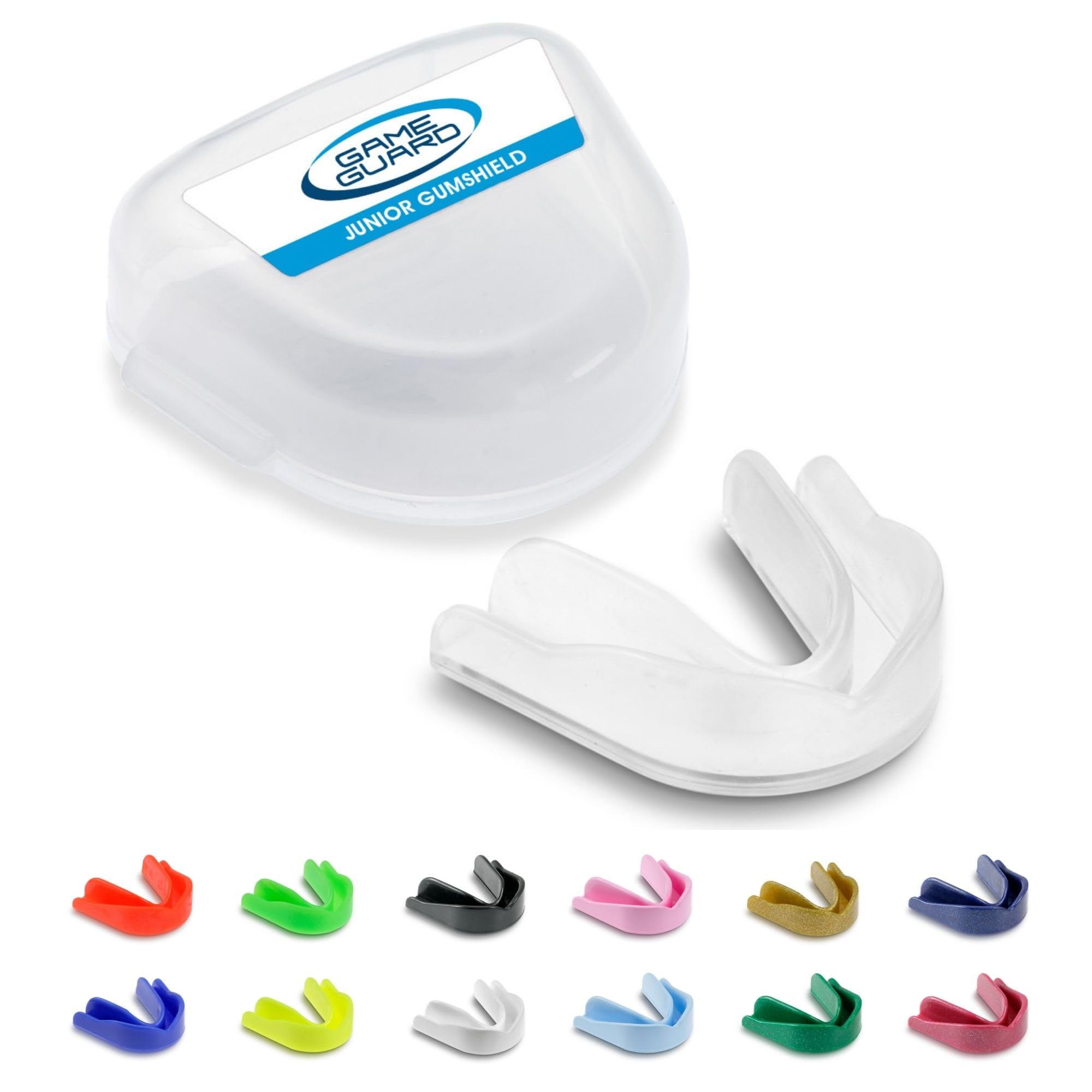 GAME GUARD Boil & Bite Mouth Guard/Gum Shield – Mouldable Mouthguard/gumshields - CE Approved, School Sports, Rugby, Hockey, Boxing, GAA, Martial Arts