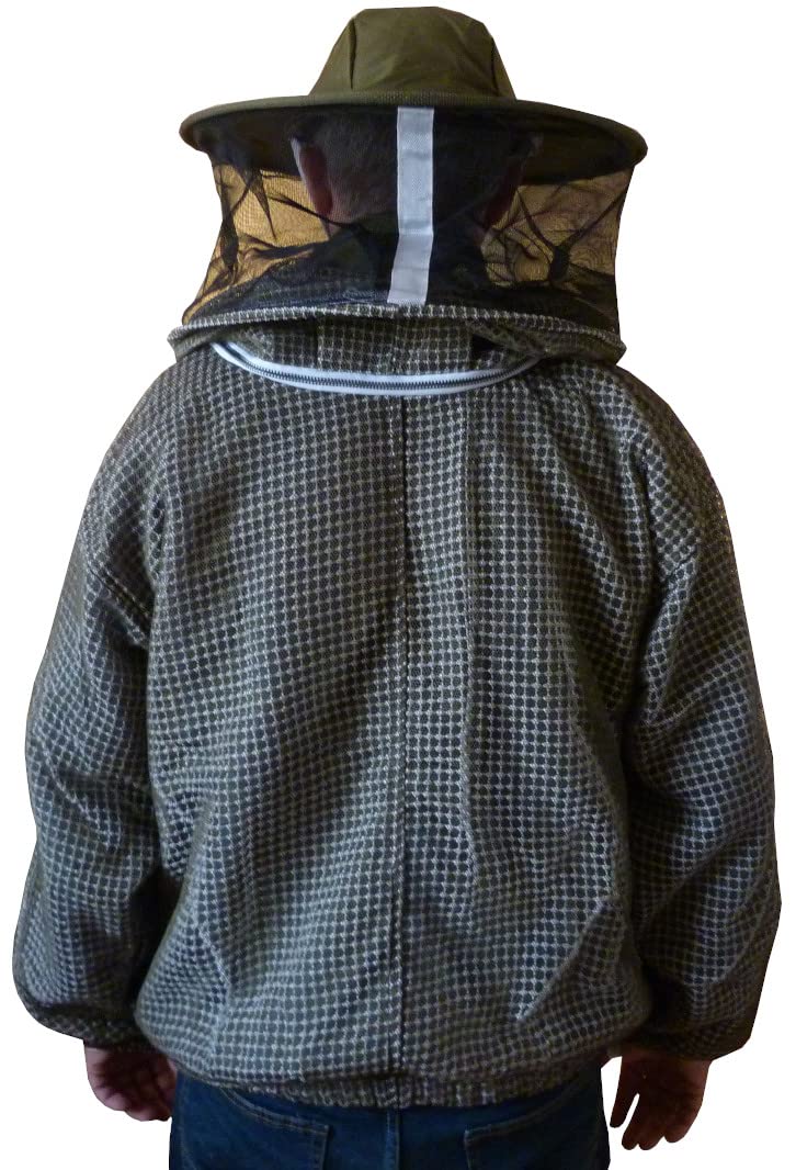 AGS Veste d'apiculture 3 couches ultra ventilée Vert Taille M