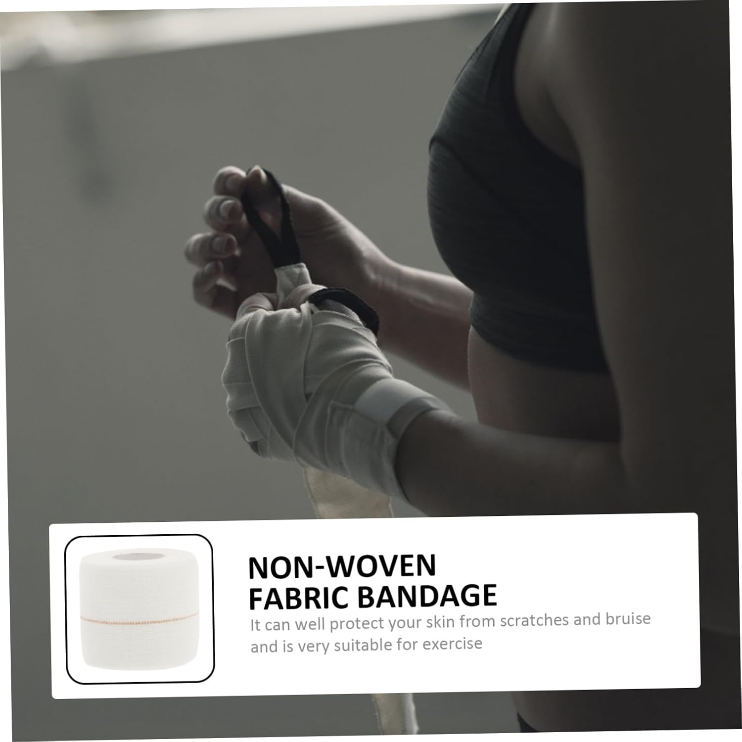Elastic Bandage Tape for Sports Self-Adhesive for Finger Wrist Ankle Finger Bandages Athletic Comfortable Nonwoven Material