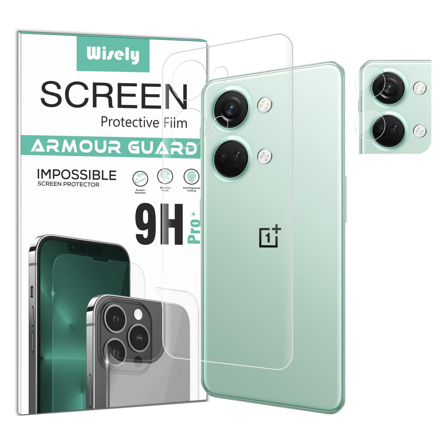 Wisely 2in1 Camera Lens Nano Glass + Anti Scratch Skin TPU Back Guard Screen Protector for OnePlus Nord 3 5G - Back + Camera Guard (B0CCW48WD7) Amazon Price History, Amazon Price Tracker