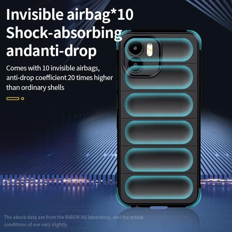 TINGYR Cover per Realme C35, Ultra Sottile di Gomma, Ottima Cover Antiurto TPU Flessibile, Custodia Case per Realme C35 Smartphone.(Azzurro