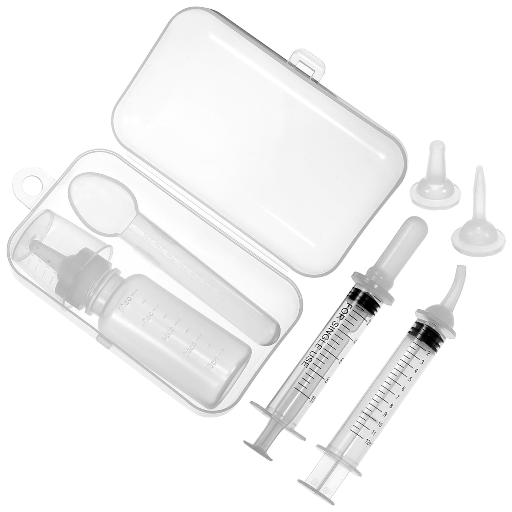 VANZACK Practical Pet Nursing Kit 2-in-1 Feeding Bottles Brush Set Puppy Milk Feeders Kitten Bottle