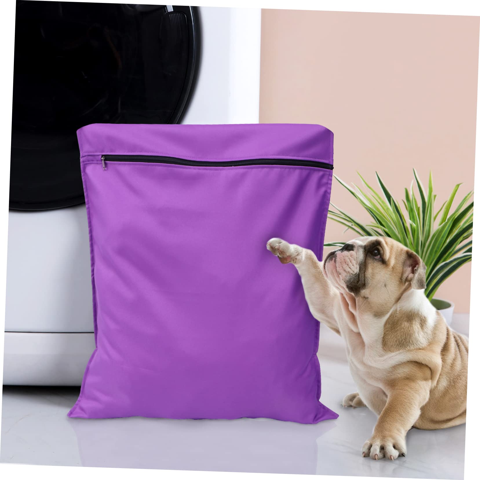 Cabilock 2st Wäschesack Für Haustiere Wäschebeutel Für Waschbeutel Für Haustiere Waschmaschinentasche Wäschekorb Aus Mesh Wäschekorbeinlage Polyester Violett Reisen Mit Reißverschluss Liner