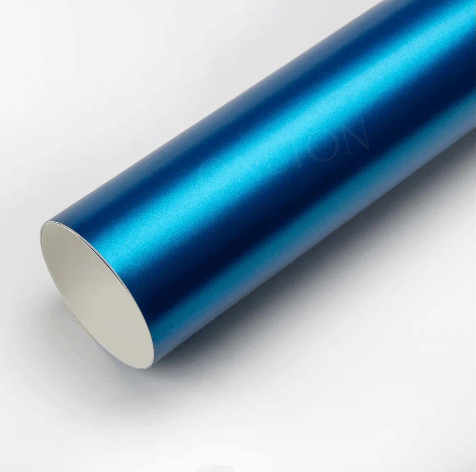 ONETON Self Adhesive Vinyl Wrap Satin Ocean Blue Metallic Wrap for Car & Bike Wrap Sheet Automotive DIY Sticker & Decal Roll Film (Ocean Blue Metallic, 20 inch x 60 inch)