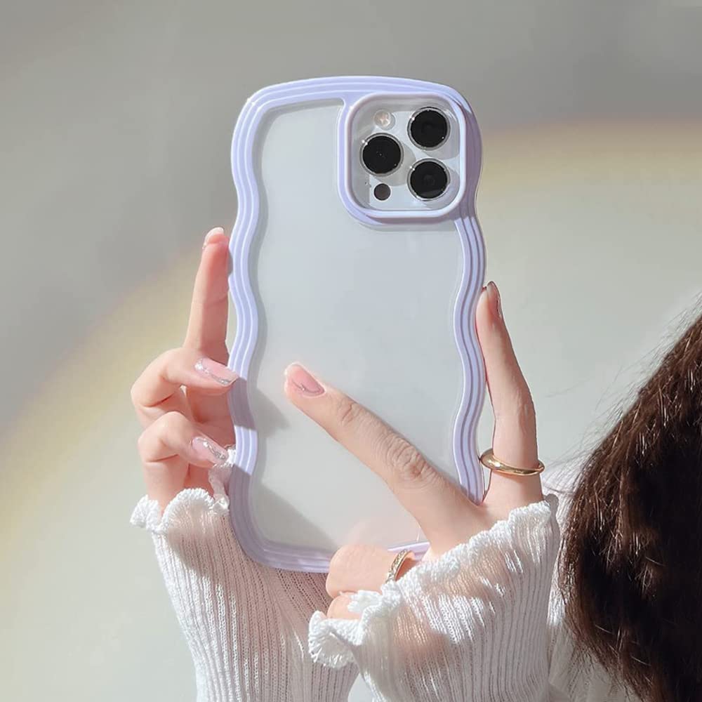 xinyunew Custodia per iPhone 12 PRO Max Cover Marmo,Marble Case Antiurto Protettiva Cover per iPhone 12 PRO Max (Product), Viola Chiaro