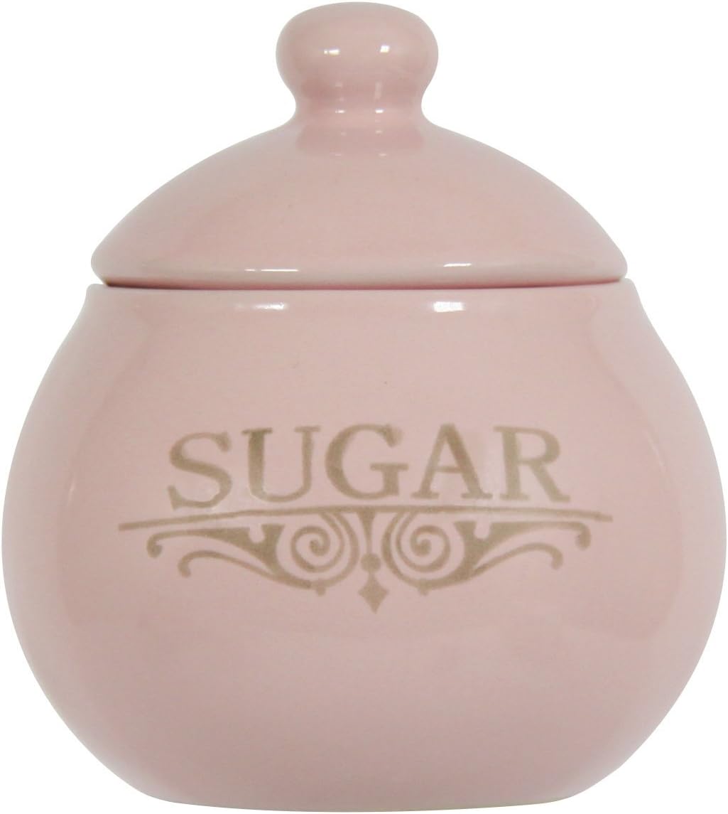 Novastyl 8012578.0 Stoneware Sugar Bowl 8 x 13 cm Pink