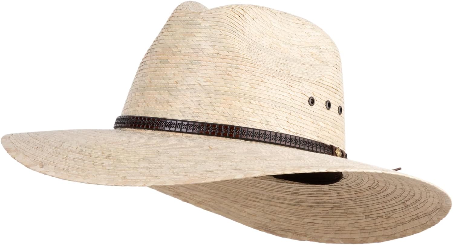 UPF 50+ Palm Leaf Safari Hat