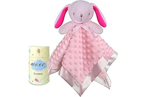 Pink Easter Bunny Blanket for Baby Girls