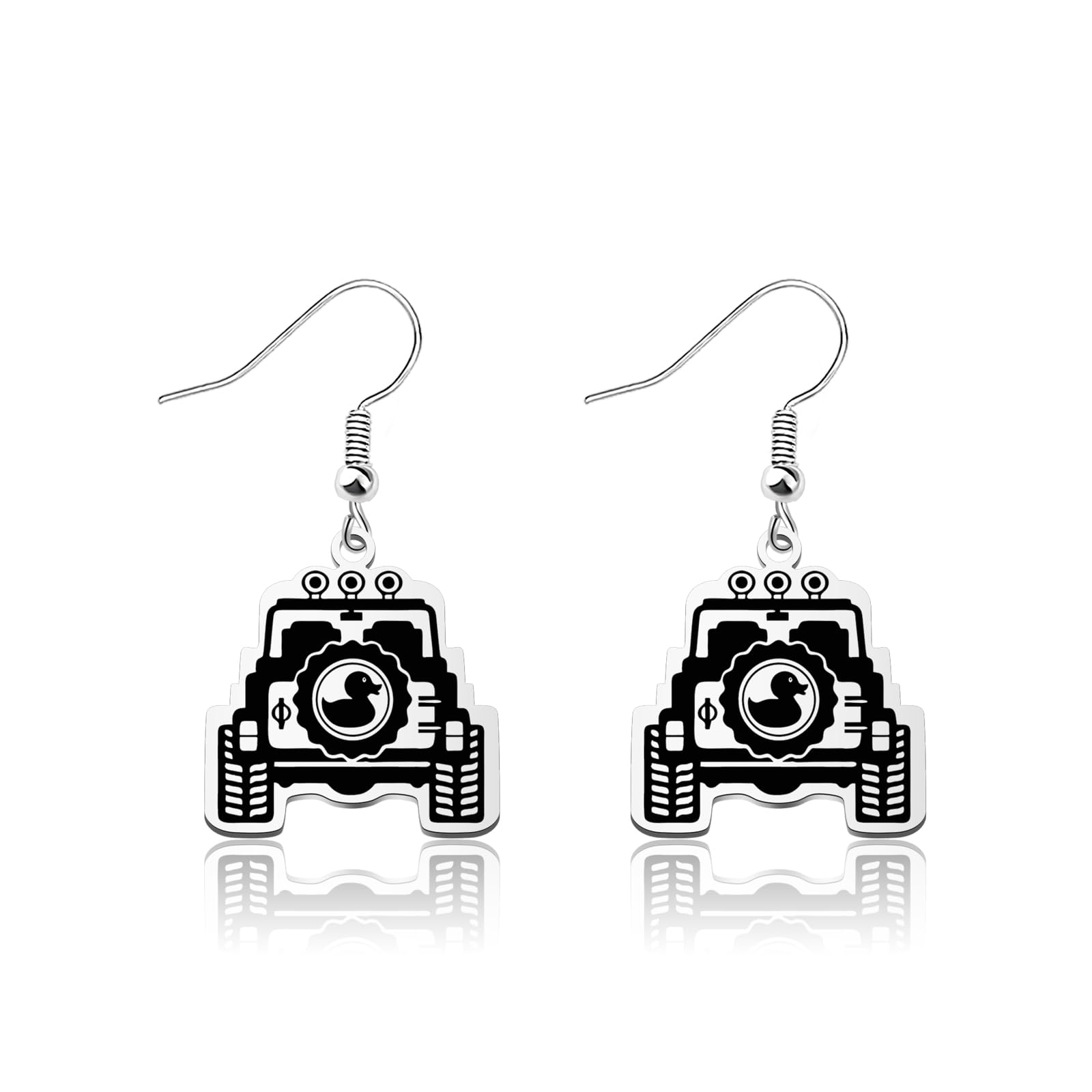 KUIYAI Off Road Vehicle Jewelry Off Road Duck Earring 4-Wheeler Motorsport Gift Off Roading Lovers Duck Car Driving Gift