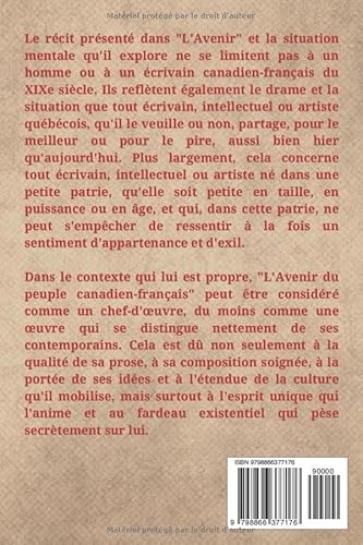 L'Avenir du Peuple Canadien-Français (French Edition)