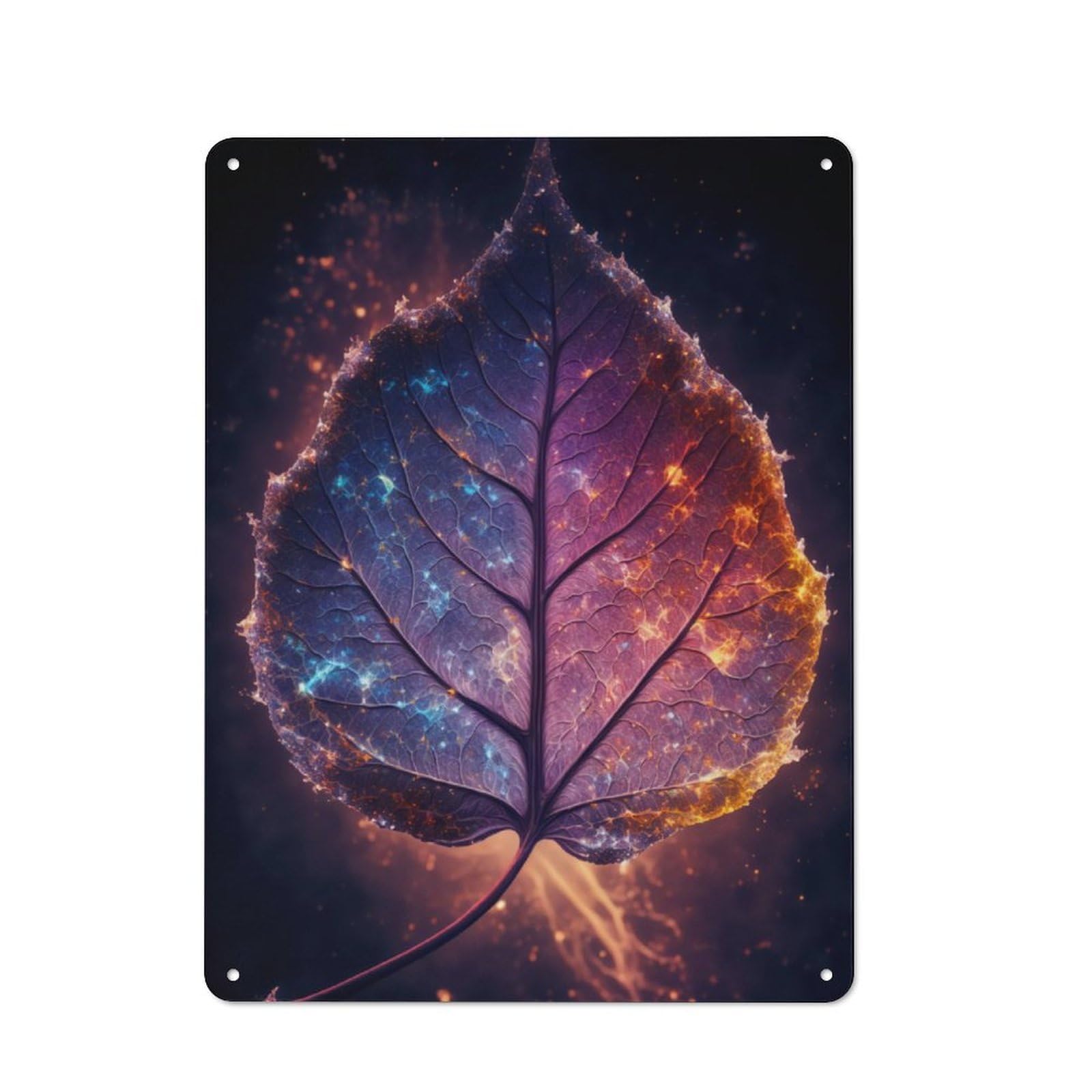 Junmoney Cosmic Symphony Rustic Metal Sign 40X30cm Featuring For Hallway Wall, For Collectors Decorating Hallways And Entrance Areas