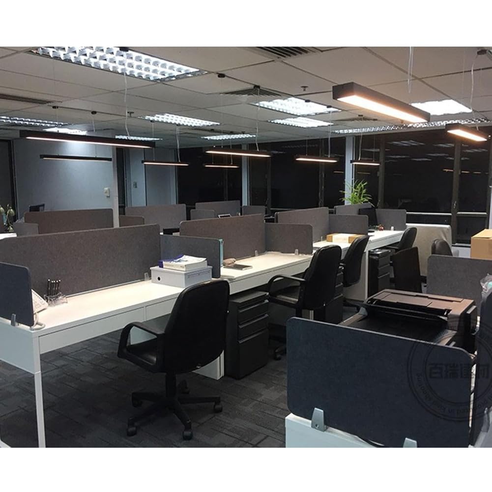 Separador de mesa independiente de fieltro, panel de privacidad para reducción de ruido, separador de habitación, partición de mesa de clase con clip seguro, pantalla de escritorio insonorizada de 30