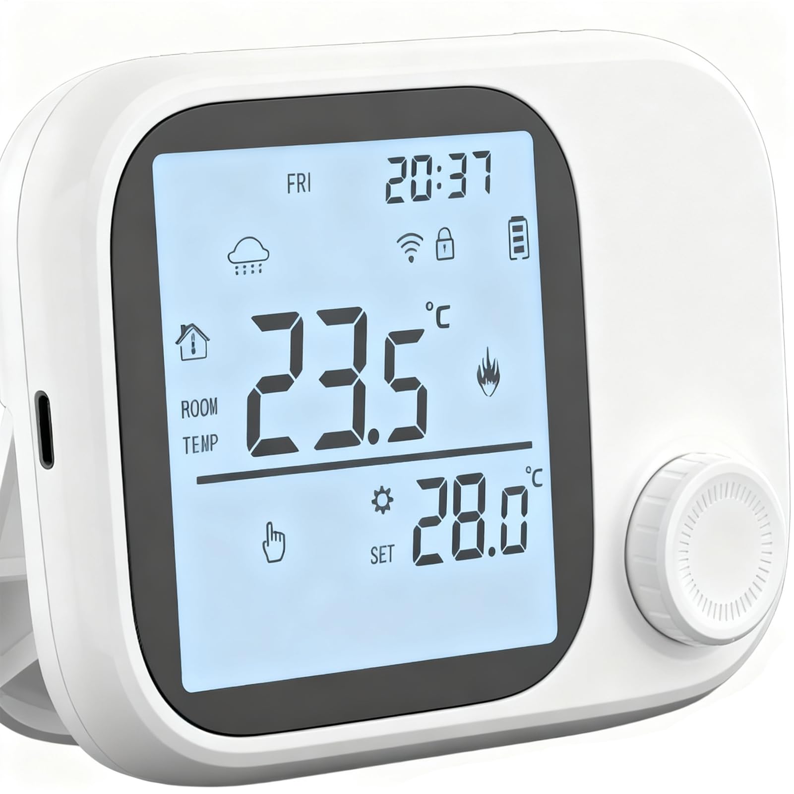Termostati WiFi per la Casa Monitor Di Temperatura A Display Digitale | Termostato Wi-Fi Intelligente Controllo APP E Vocale Per Casa Ufficio Camera Soggiorno