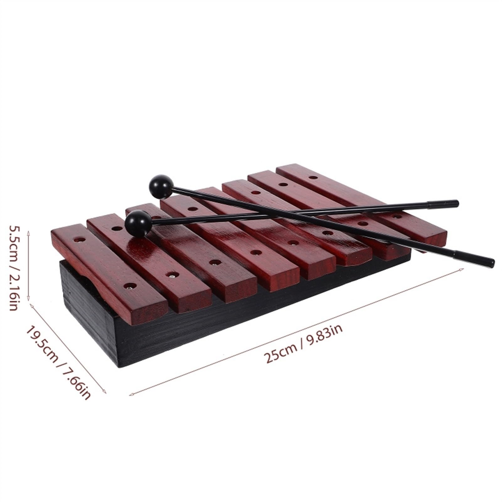 Professionnel Xylophone Xylophone Glockenspiel En Bois À Huit Notes Pour Percussion Beau Son Avec Une Finition Soignée