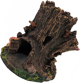 Acessórios De Resina Ornamento De Árvore De Fada Enfeites De Tronco De Peixe Paisagem Aquário Oco Decoração De Jardim Decoração De Casa Decorações Tanque Habitat