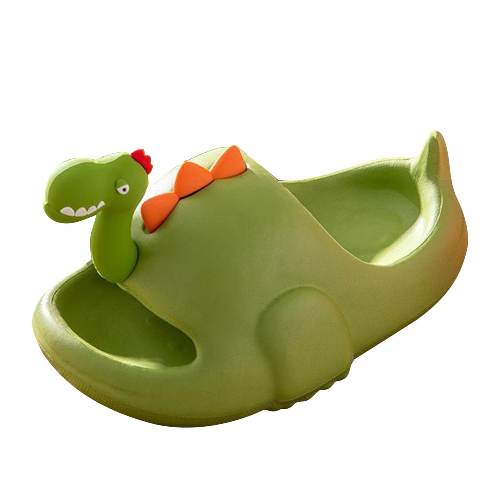 Dinosaur Slippers Non Slip Fashion House Slippers for Streets Holiday Summer green 23CM-image-33