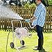 VEVOR Hose Reel Cart, Hold Up to 200 ft of 5/8’’ Hose (Hose Not Included), Garden Water Hose Carts Mobile Tools with Wheels, Heavy Duty Powder-coated Steel Outdoor Planting for Garden, Yard, Lawn