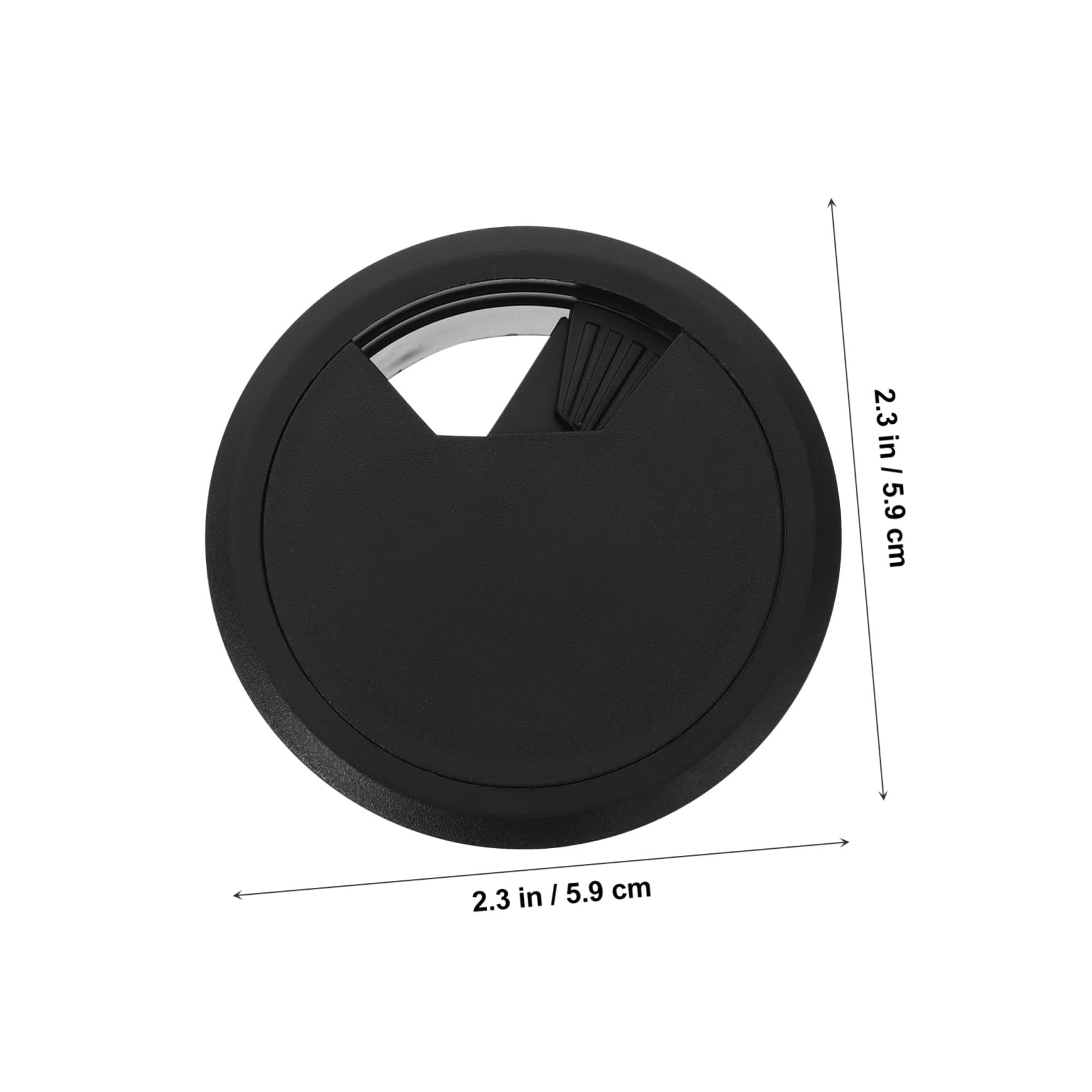 5 pièces Passe-câble Bureau Cache Trou Rond Plastique Organisateur Fil Protection Câble et Rangement pour Meubles Bureaux et Armoires