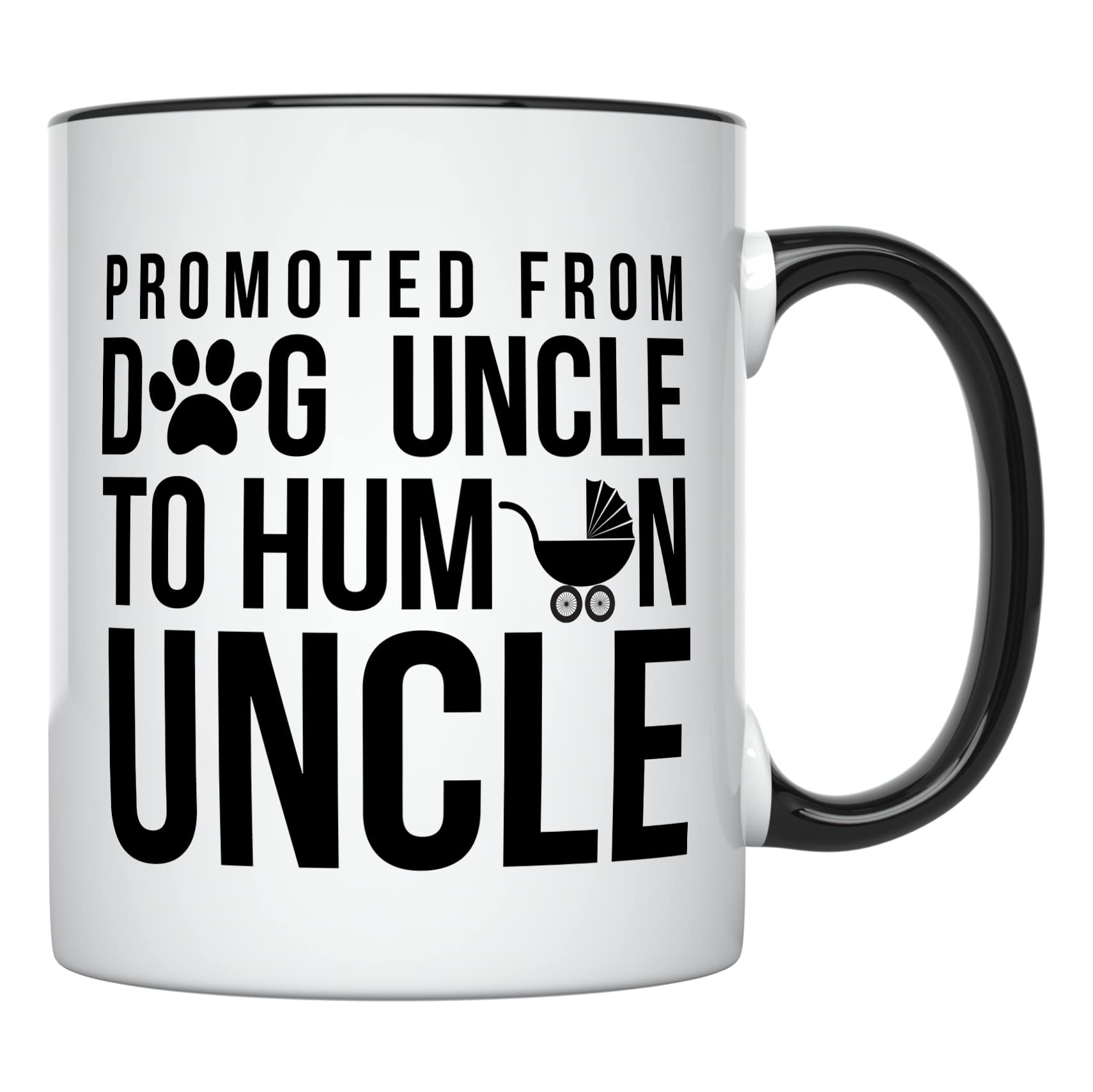 YouNique DesignsYouNique Designs Promoted To Uncle Mug, 11 Ounces, Uncle Pregnancy Announcement, Uncle Gifts, Only The Best Brothers Get Promoted To Uncle, The Best Brothers Get Promoted To Uncle