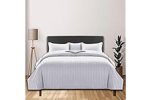 eBeddy Linens 800 TC Ultra Silky Soft Fitted Duvet Cover - 120x98...